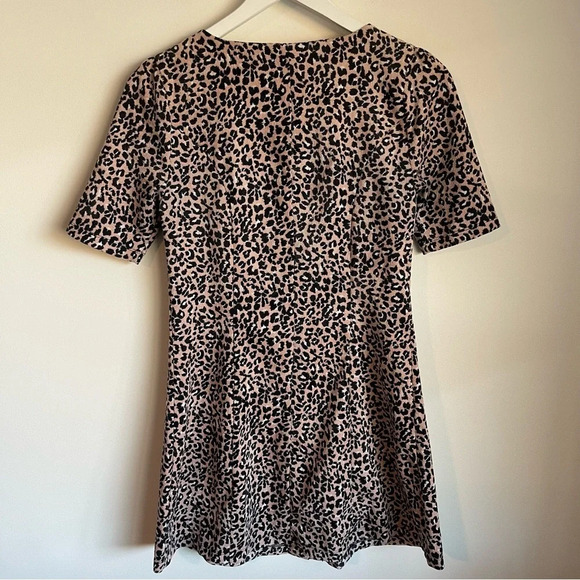 Altar’d State Pink & Black Corduroy Leopard Dress size XS - Picture 7 of 7